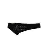 Detachable Fur Shearling Jacket / Black