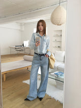 Western denim shirt