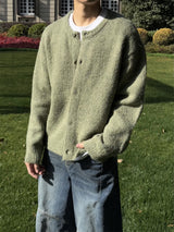 PASTEL ALPACA ROUND CARDIGAN