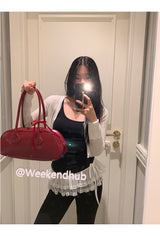 レースレイヤードミニスカート
