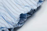 Balloon Stripe Elastic Skirt 231812497
