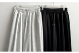 Wenli front, side pin tuck training string wide pants