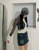 Y2K See-through Multi Layer Top