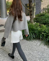 Little Paris Double-breasted Short Wool Coat