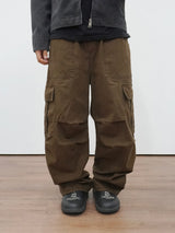 Military incision line cargo pants 4C