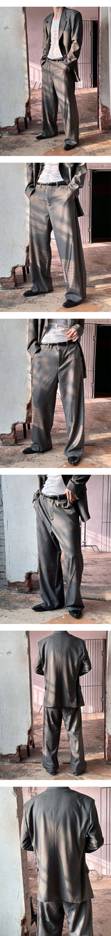 [S/S] Stripe wide slacks(2color)