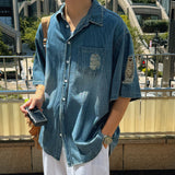 3 TAP Smoke Wrinkle Wash Short Sleeve Shirt (2color)