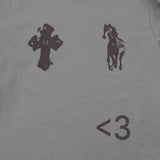 アンティーククロスポニーハーフTシャツ