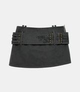 Kaia Stud Belt Skort