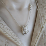 Ketty silver neckless (Cat)