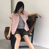 Nontion Vintage Seersucker Slim Check Shirt