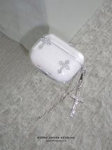 stone cross keyring