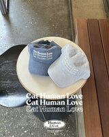 キャットヒューマンラブスリーラインピグメントボールキャップ / CHARCOAL