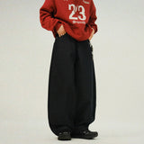 OF Non-Fade Curved Denim Pants