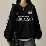 Cana V-neck track sweatshirt