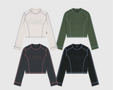 ODSD Cut-off Cover Stitch Semi-Crop T-shirt