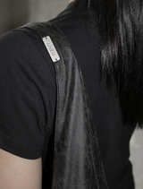 [mnem] Moss Crack Leather Bag (green)