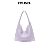 muva. ビーズ 手編み 大容量 2WAY ショルダーバッグ