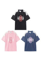 Colorblock Layered Graphic Tee