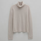 (T-6981)ESSENTIAL CASHMERE LOOSE HIGH NECK KNIT