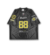 88 スポーティーメタルジャージ半袖Tシャツ