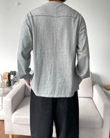 ビンテージパッチ長袖Tシャツ
