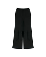 Pleated Wide Lounge Pants _ Black