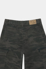 Camo Field Cargo Shorts (Washed Gray)
