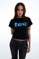 ミスティックタイプロゴTシャツ [Black]