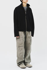 Junky Knitted Zip Up (3color)