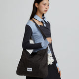 LEOPARD SUEDE ECO CROSS BAG