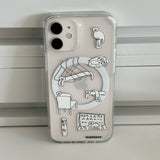 [MagSafe phone case] アンアンノーンキャット フォンケース