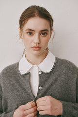 Lace half shirts (Ivory)