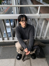No.0962 round pigment KNIT (4color)