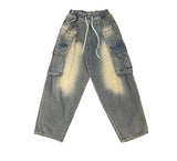 Excited Cargo Wide Denim Pants