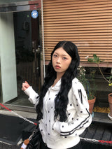 White Star Devil Jersey Zip-up