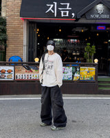 ドローイングプリントニット2C