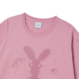 25SS ソロラビットエイリアン ショートスリーブ Tシャツ ライトピンク