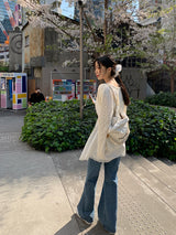 [MADE] Ditto wide long boots cut denim