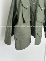 Neco Big Pocket Mini Bomber Jacket