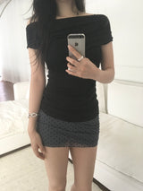 Bubble mini skirt
