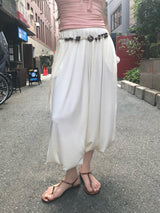 マシュマロマキシフローアラジンジョガーパンツ