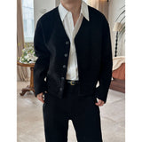 [F/W] Golgi v neck crop cardigan(4color)