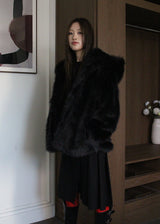 HOLIDAY HOOD FUR JACKET