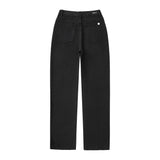 DESTROYED SLIM WIDE FIT DENIM PANTS_BLACK code 6836
