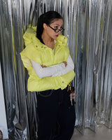 neon stitches wide pants
