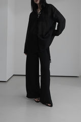 see-through overfit twinkle shirt (4color)