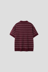 Sepia Collared Short-Sleeve Knit (3 Colors)