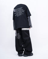BBD クラッシュドフェイスTシャツ (Black)