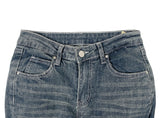 Shingo Stitch Back Pocket Washing Bootcut Denim Pants